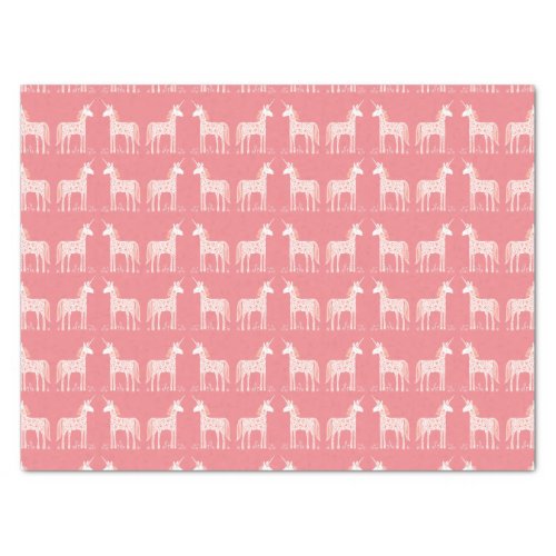 Magical Unicorn Pink Tissue Paper