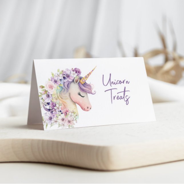 Magical Unicorn  Place Card (Creator Uploaded)