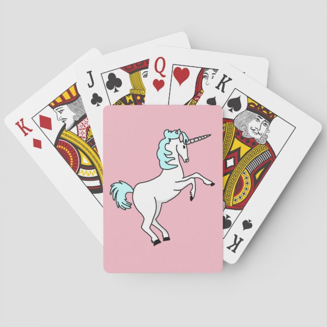Magical Unicorn Poker Cards (Back)