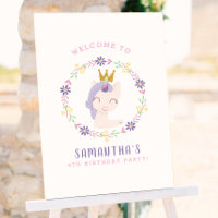 Magical Unicorn Princess | Birthday Party Welcome