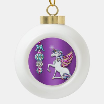 Magical Unicorn Purple Christmas