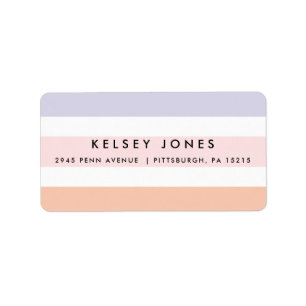 MAGICAL UNICORN RAINBOW ADDRESS LABEL