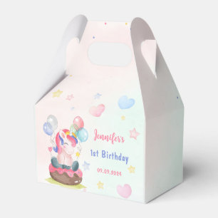 Magical Unicorn Rainbow Birthday Party  Favor Boxes