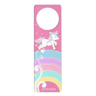 Magical Unicorn Rainbow Door Hanger