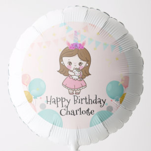 Magical Unicorn rainbow gradient  birthday party  Balloon