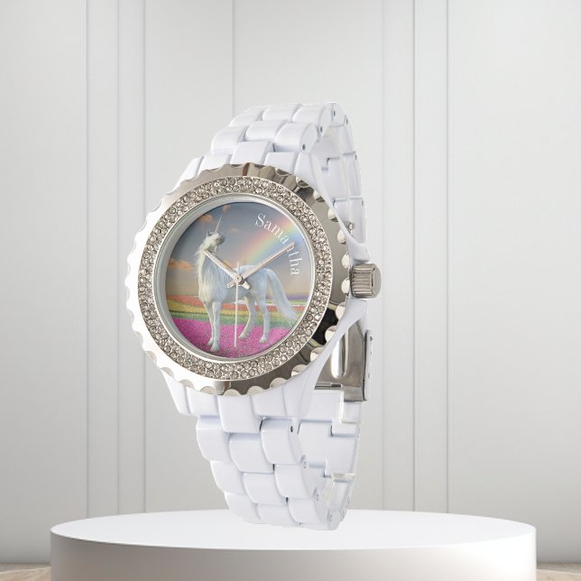 Magical Unicorn Rainbow Personalized Watch (Creator Uploaded)