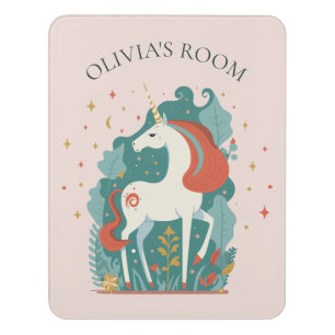 Magical Unicorn Room Door Sign