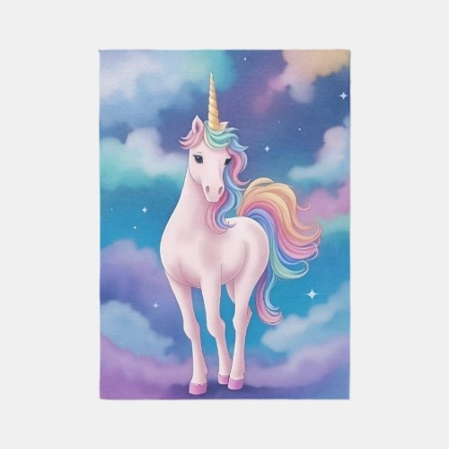 Magical Unicorn Rug for Bedroom 5x7
