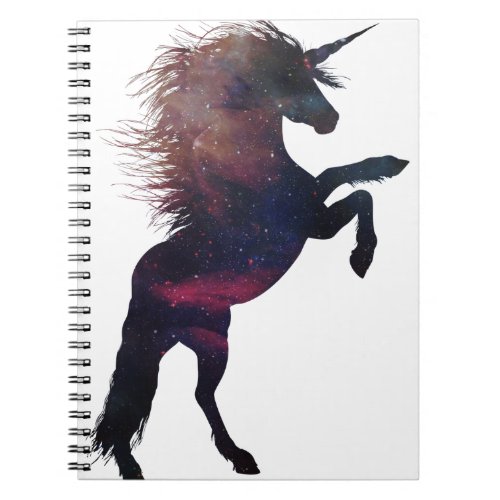 Magical Unicorn Space Nebula Notebook