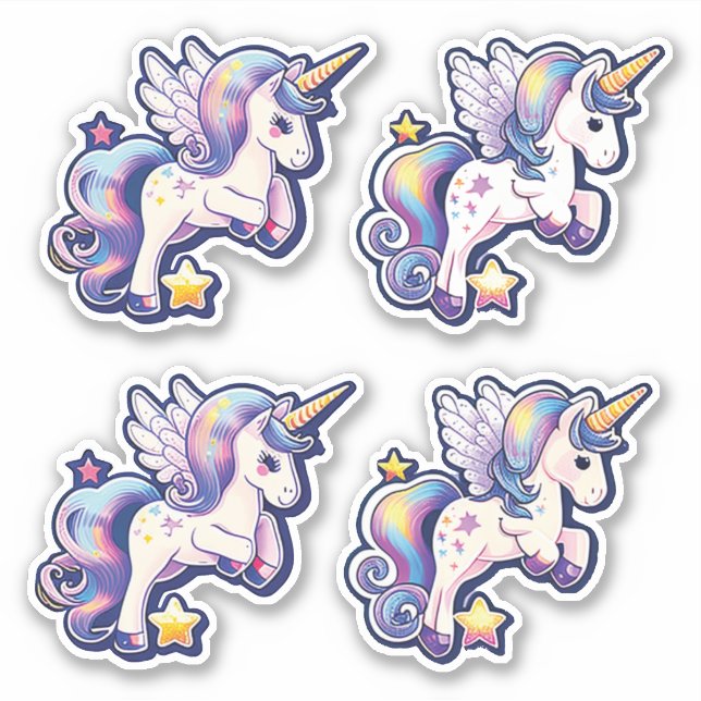 Magical Unicorn Sticker (Front)