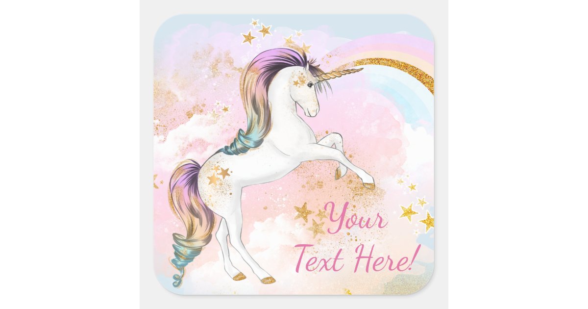 Magical Unicorn Stickers | Zazzle