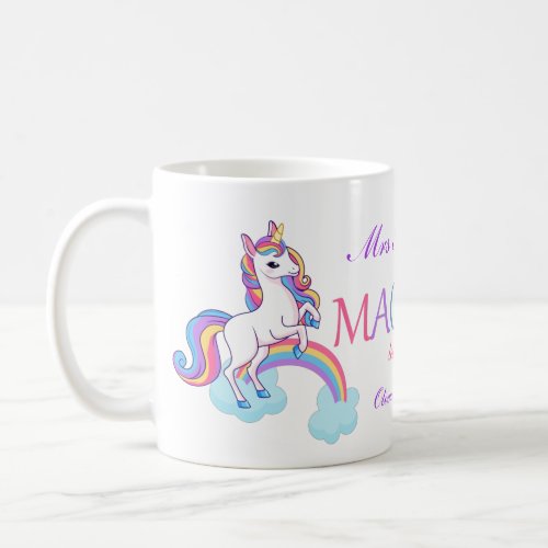 Magical Unicorn Teacher Appreciation Mug