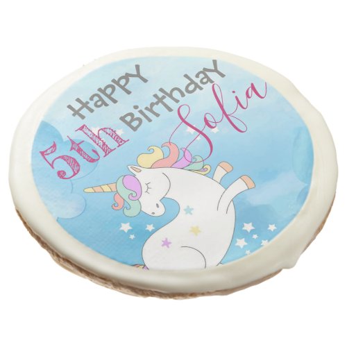 Magical Unicorn Themed Birthday Sugar Cookies