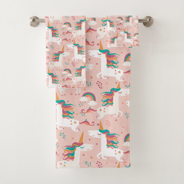 Magical Unicorn Towel Set (Insitu)
