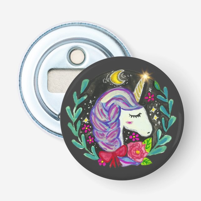 Magical Unicorn Vibes  Bottle Opener (Front)