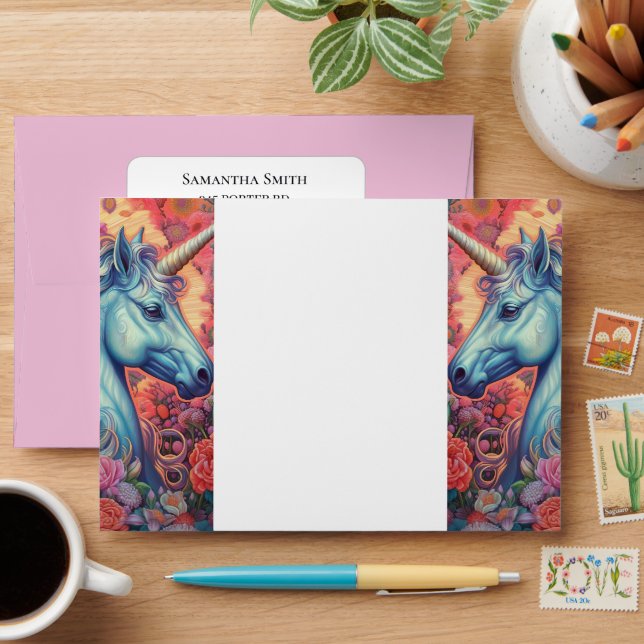 Magical Unicorns Envelope (Desk)