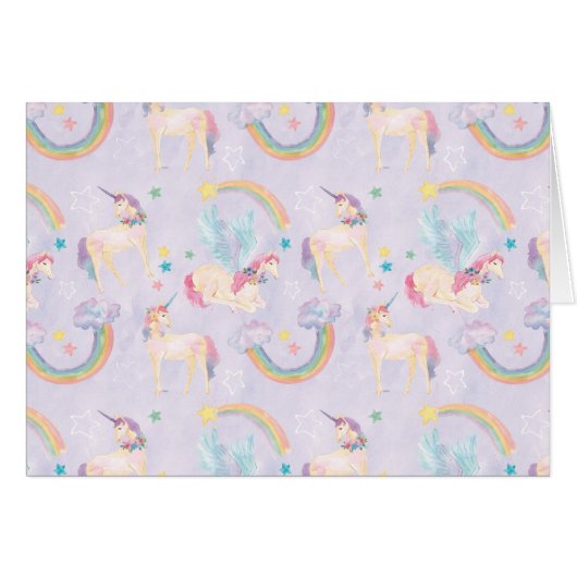 Magical Unicorns Pattern (Front Horizontal)