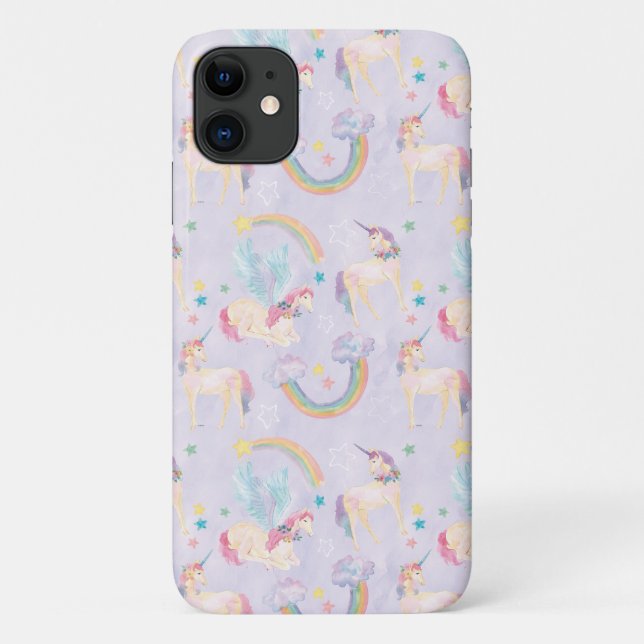 Magical Unicorns Pattern Case-Mate iPhone Case (Back)