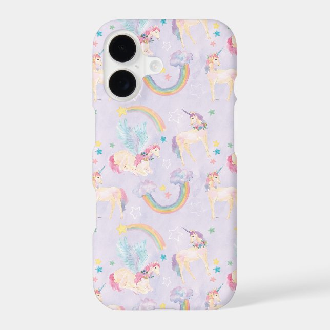 Magical Unicorns Pattern Iphone Case (Back)