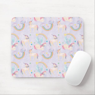 Magical Unicorns Pattern Mouse Pad