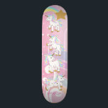 Magical Unicorns Skateboard<br><div class="desc">Unicorn Skateboard. ⭐This Product is 100% Customizable. Graphics and text can be deleted, moved, resized, changed around, rotated, etc... 99% of my designs in my store are done in layers. This makes it easy for you to resize and move the graphics and text around so that it will fit each...</div>