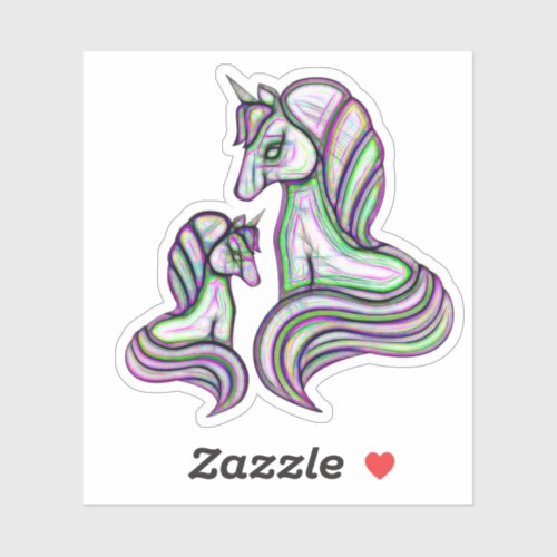 Magical Unicorns Sticker