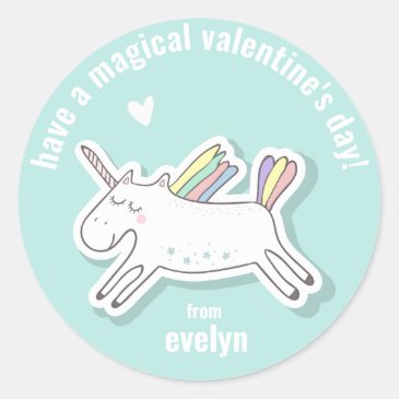 Magical Valentine's Day - Cute Kids Unicorn 