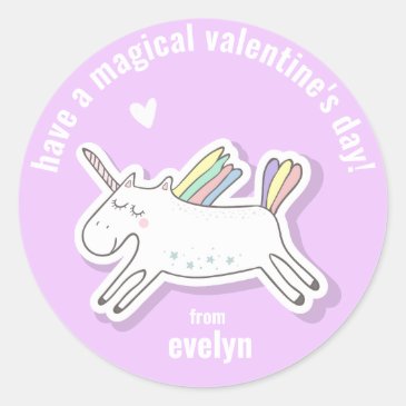 Magical Valentine's Day - Cute Kids Unicorn 