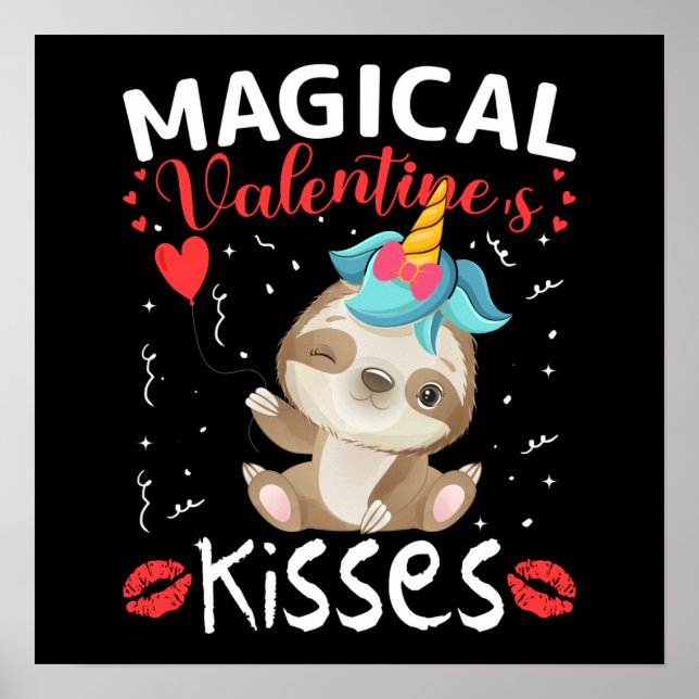 Magical Valentine's Kisses Poster (Front)