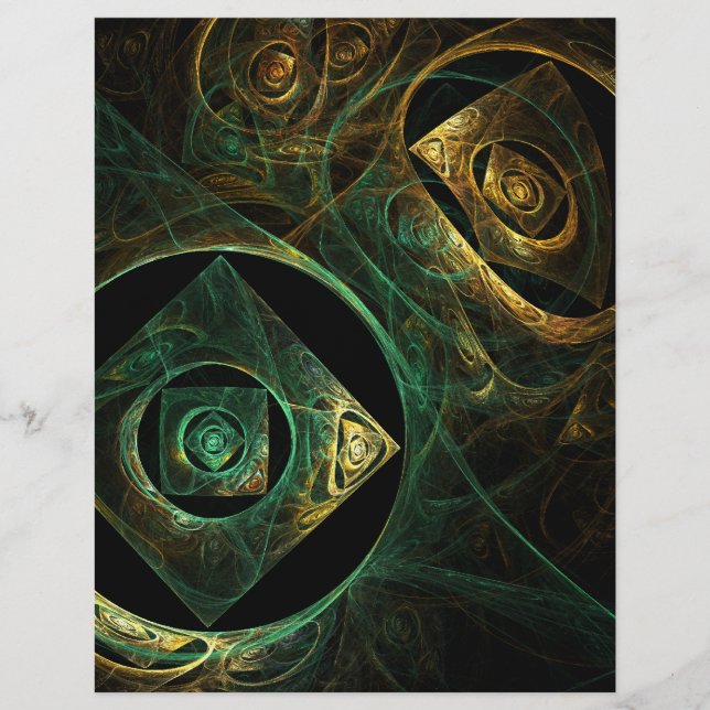 Magical Vibrations Abstract Art Flyer (Front)