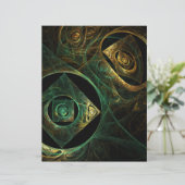 Magical Vibrations Abstract Art Letterhead (Standing Front)