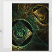 Magical Vibrations Abstract Art Letterhead (Front/Back)