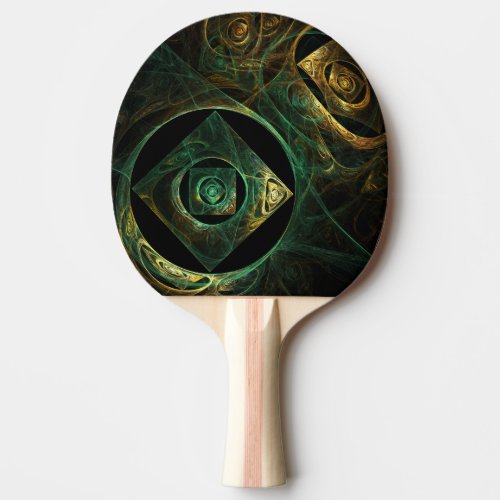 Magical Vibrations Abstract Art Ping_Pong Paddle