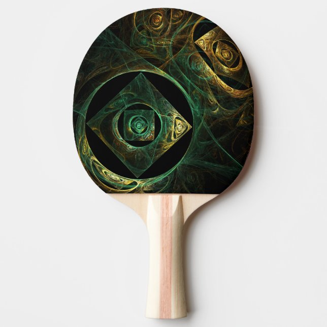 Magical Vibrations Abstract Art Ping-Pong Paddle (Front)
