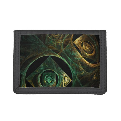 Magical Vibrations Abstract Art Tri_fold Wallet