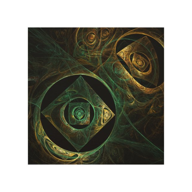 Magical Vibrations Abstract Fractal Art Design (Front)