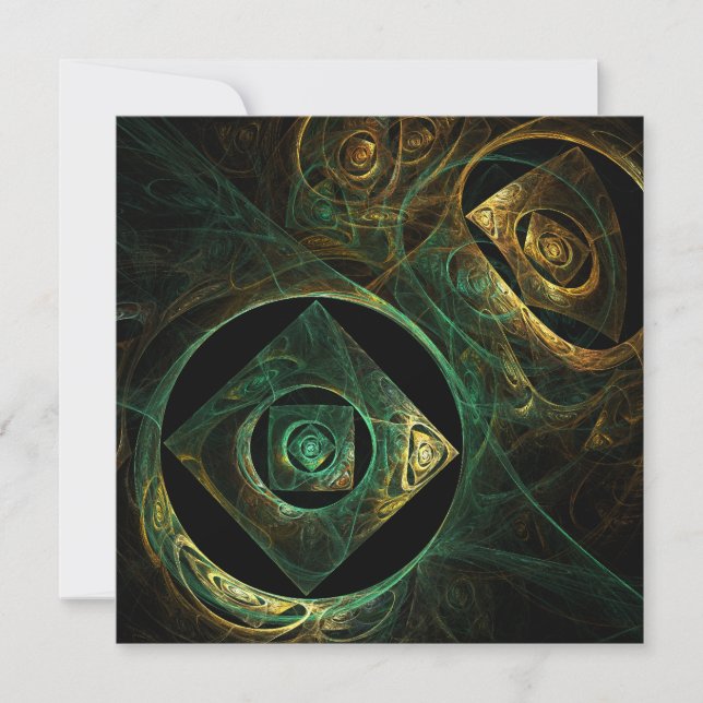 Magical Vibrations Abstract Fractal Art Design (Front)