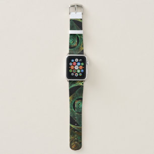 Magical Vibrations Abstract Fractal Art Design Apple Watch Band
