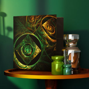 Magical Vibrations Abstract Fractal Art Design Binder