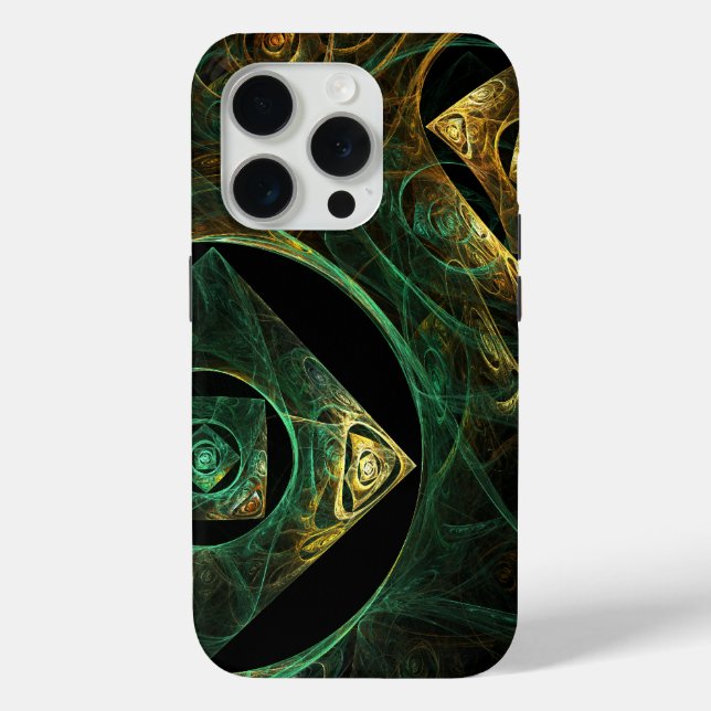 Magical Vibrations Abstract Fractal Art Design Case-Mate iPhone Case (Back)