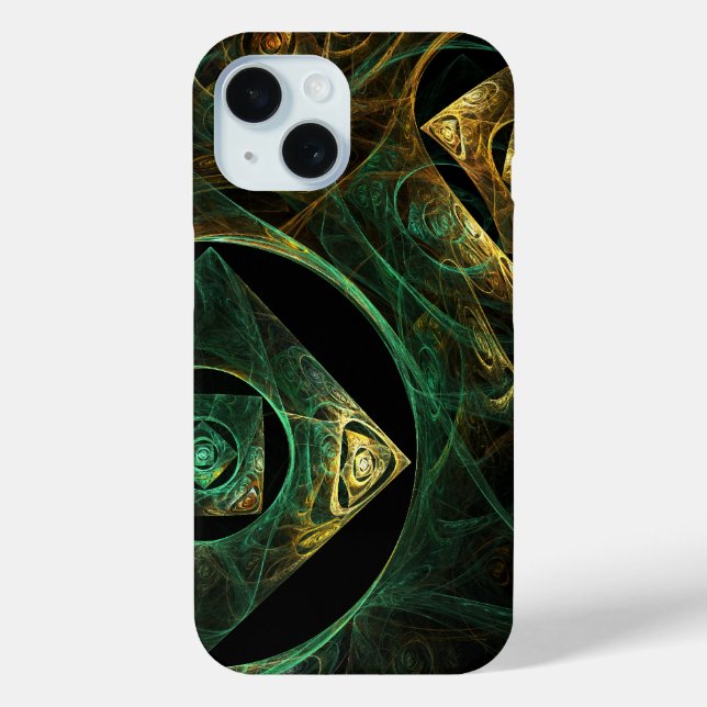 Magical Vibrations Abstract Fractal Art Design Case-Mate iPhone Case (Back)