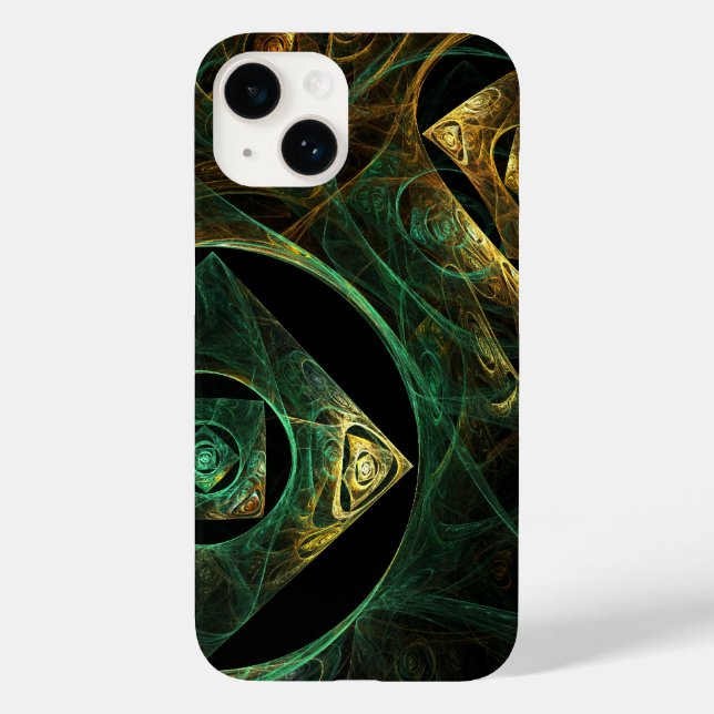 Magical Vibrations Abstract Fractal Art Design Case-Mate iPhone Case (Back)