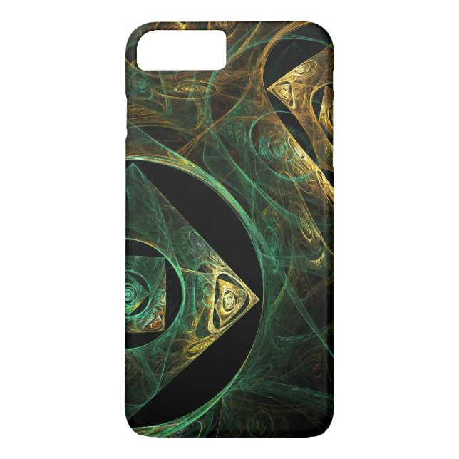 Magical Vibrations Abstract Fractal Art Design Case-Mate iPhone Case (Back)