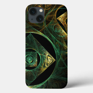 Magical Vibrations Abstract Fractal Art Design iPhone 13 Case