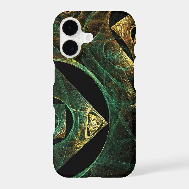 Magical Vibrations Abstract Fractal Art Design iPhone Case (Back)