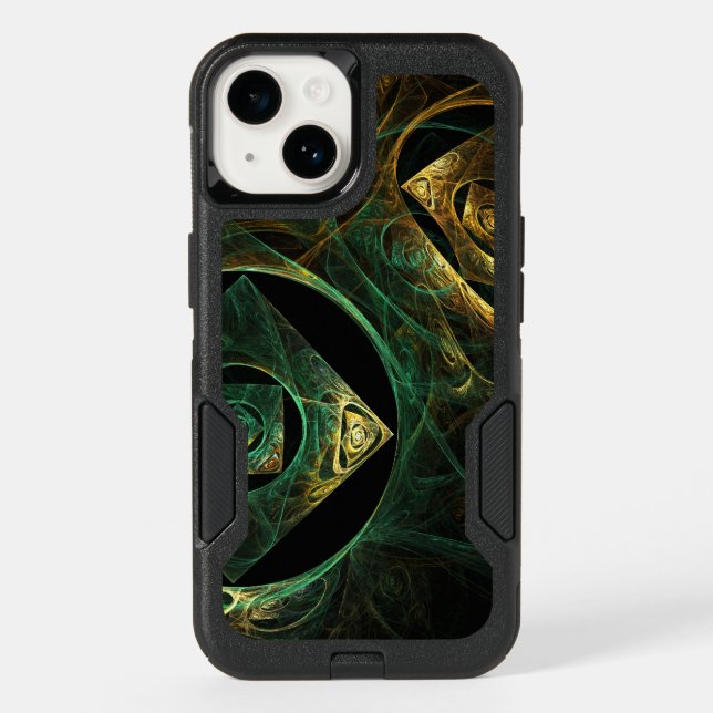 Magical Vibrations Abstract Fractal Art Design Otterbox iPhone Case (Back)