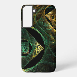 Magical Vibrations Abstract Fractal Art Design Samsung Galaxy S22+ Case