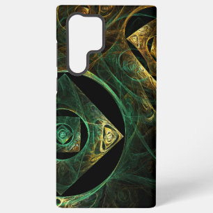 Magical Vibrations Abstract Fractal Art Design Samsung Galaxy S22 Ultra Case