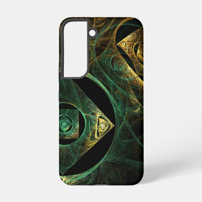 Magical Vibrations Abstract Fractal Art Design Samsung Galaxy Case (Back)