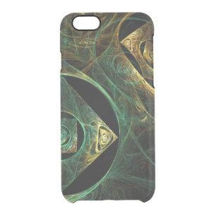 Magical Vibrations Abstract Fractal Art Design Clear iPhone 6/6S Case